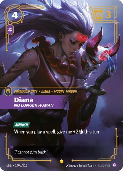 Diana, No Longer Human (Alternate Art) (Foil)