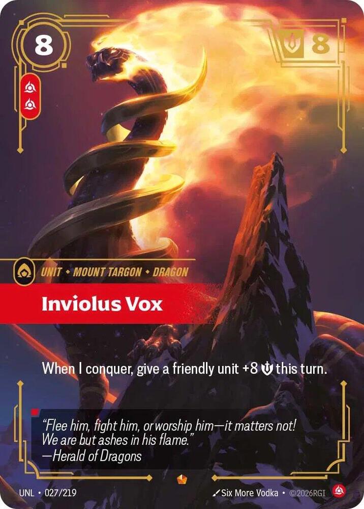 Inviolus Vox (Foil)