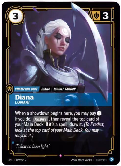 Diana, Lunari (Foil)