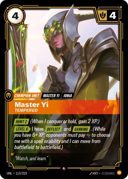 Master Yi, Tempered (Foil)