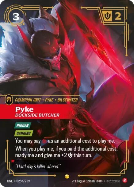 Pyke, Dockside Butcher (Alternate Art) (Foil)