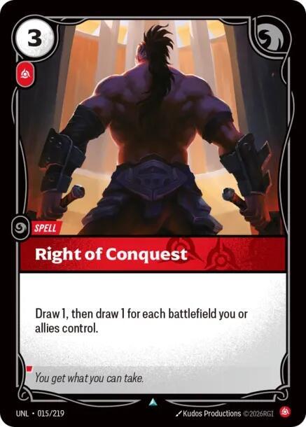 Right of Conquest (Foil)