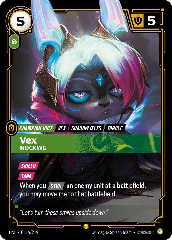 Vex, Mocking (Alternate Art) (Foil)
