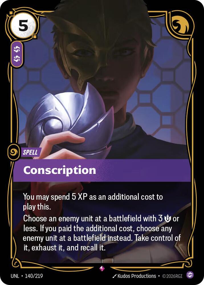 Conscription (Foil)