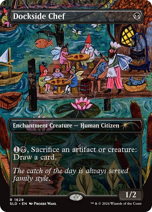 {1}{B}, Sacrifice an artifact or creature: Draw a card.