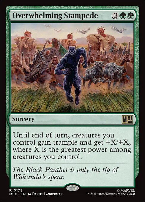 Overwhelming Stampede (Foil)
