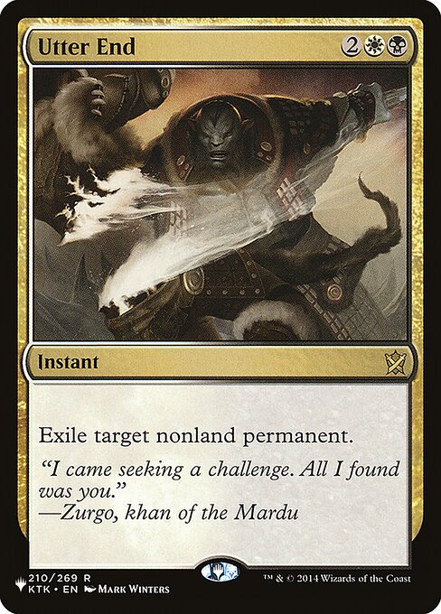 Exile target nonland permanent.