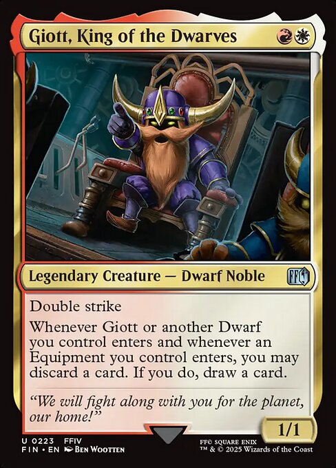 Giott, King of the Dwarves (Foil)