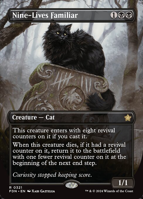 This creature enters with eight revival counters on it if you cast it.
When this creature dies, if it had a revival counter on it, return it to the battlefield with one fewer revival counter on it at the beginning of the next end step.