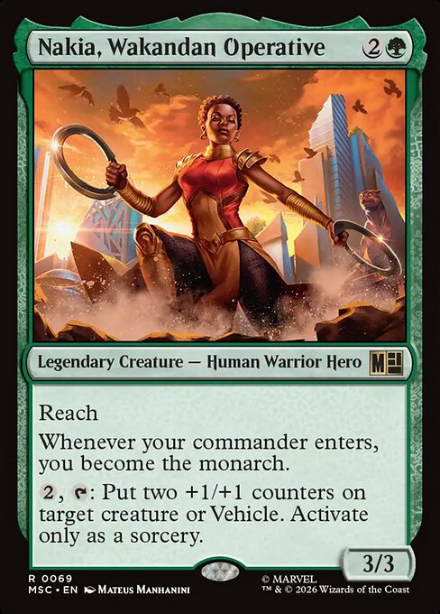 Nakia, Wakandan Operative (Foil)