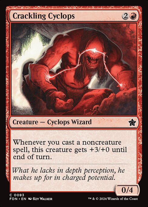 Whenever you cast a noncreature spell, this creature gets +3/+0 until end of turn.