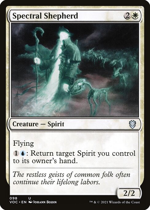 Flying
{1}{U}: Return target Spirit you control to its owner's hand.