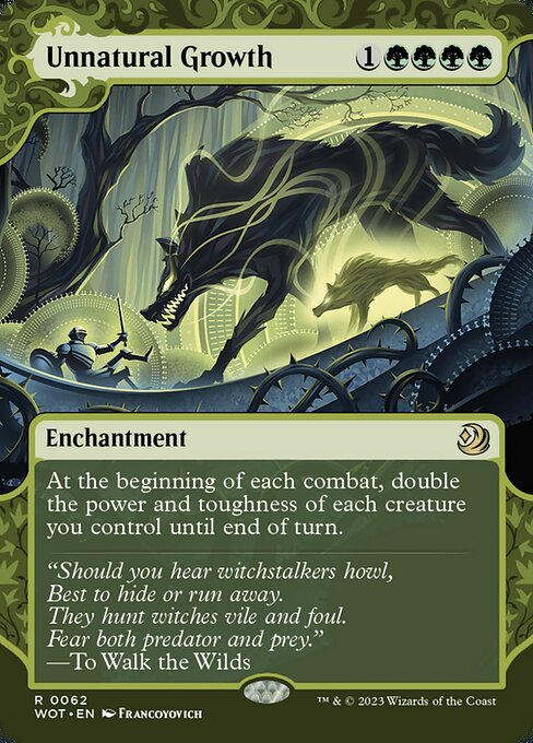 At the beginning of each combat, double the power and toughness of each creature you control until end of turn.