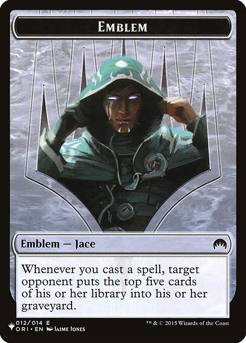 Whenever you cast a spell, target opponent puts the top five cards of their library into their graveyard.