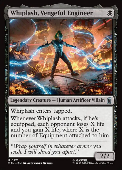 Whiplash, Vengeful Engineer (Foil)