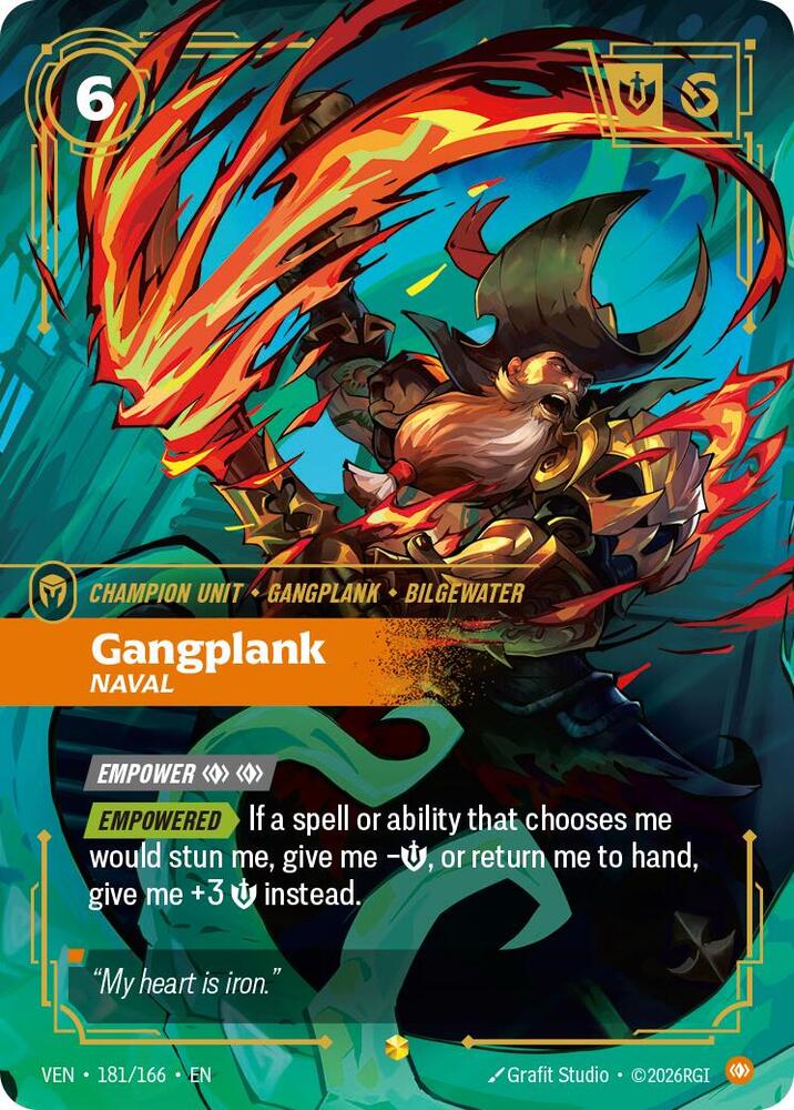 Gangplank, Naval (Overnumbered) (Foil)