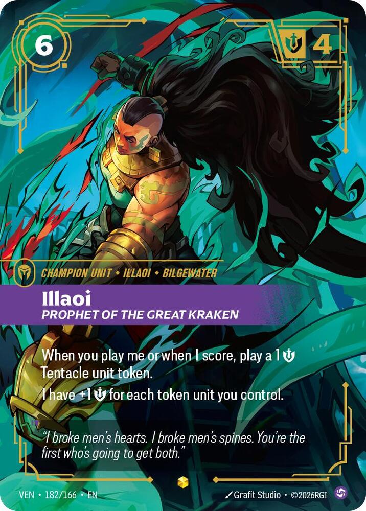 Illaoi, Prophet of the Great Kraken (Overnumbered) (Foil)