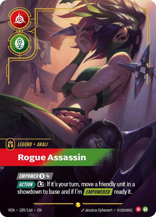 Akali, Rogue Assassin (Overnumbered) (Foil)