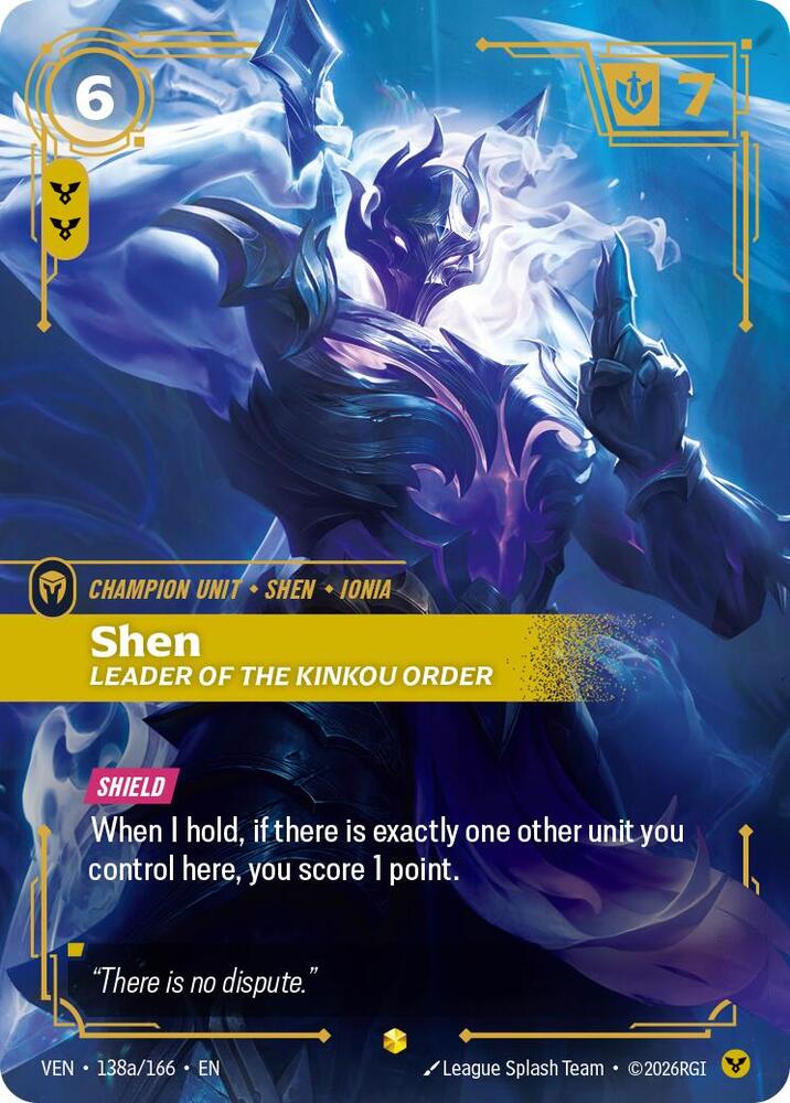 Shen, Leader of the Kinkou Order (Alternate Art) (Foil)