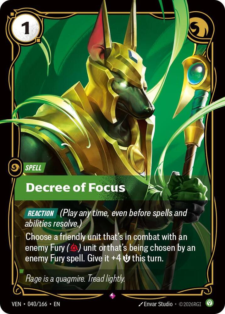 Decree of Focus (Foil)