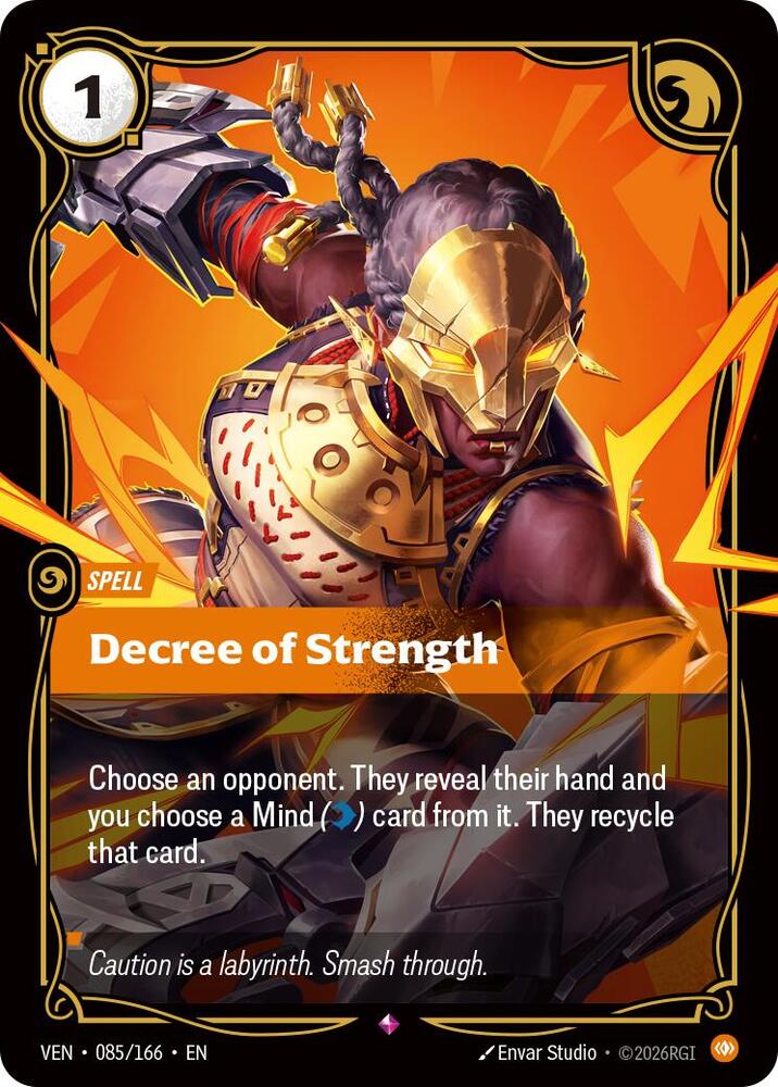 Decree of Strength (Foil)