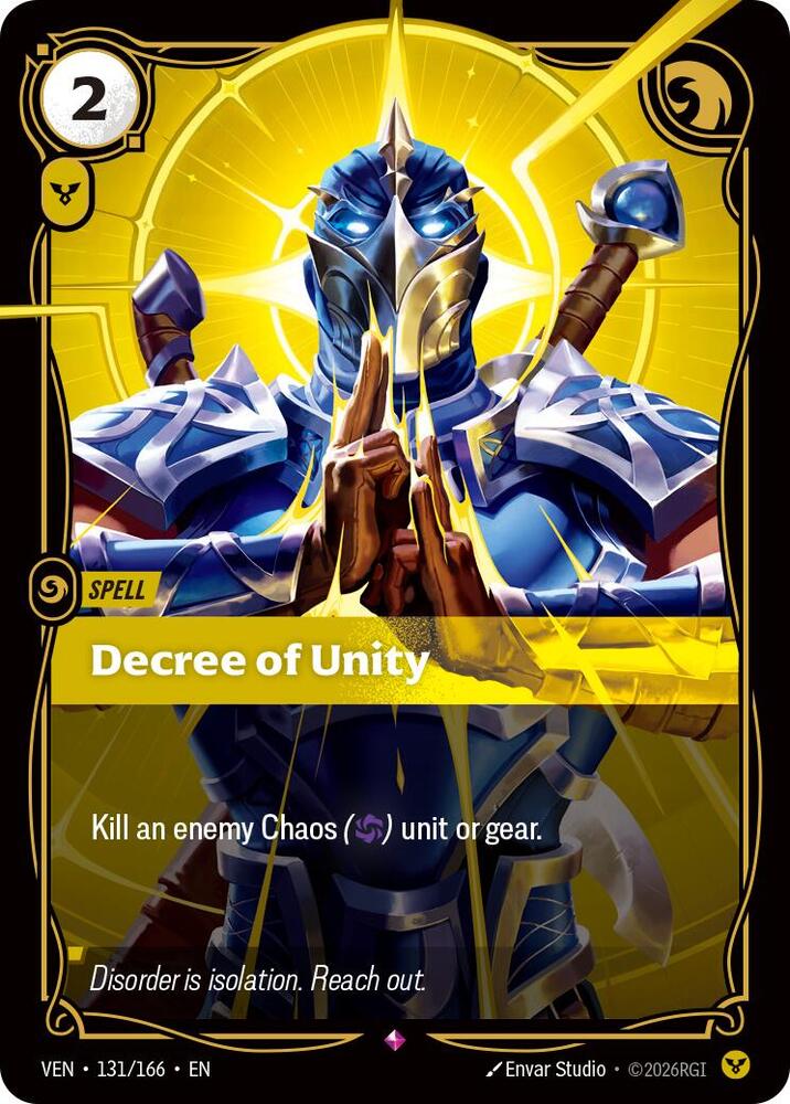 Decree of Unity (Foil)