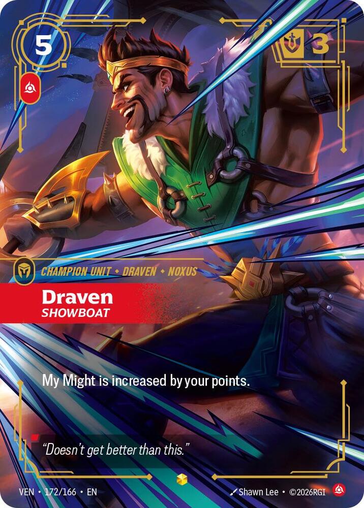 Draven, Showboat (Overnumbered) (Foil)