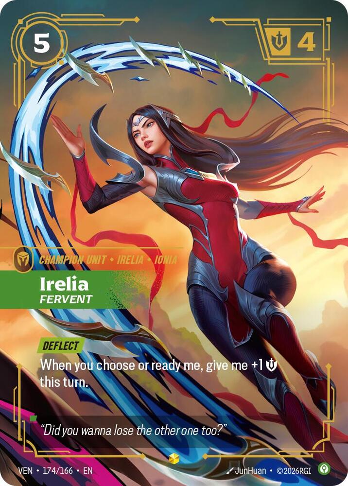 Irelia, Fervent (Overnumbered) (Foil)