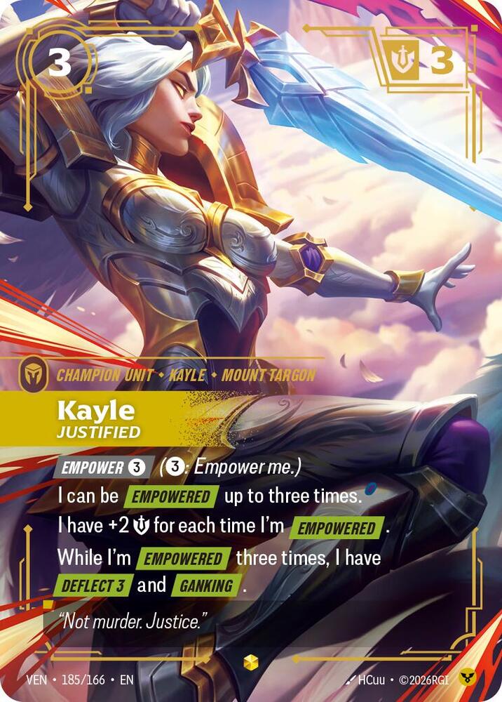 Kayle, Justified (Overnumbered) (Foil)