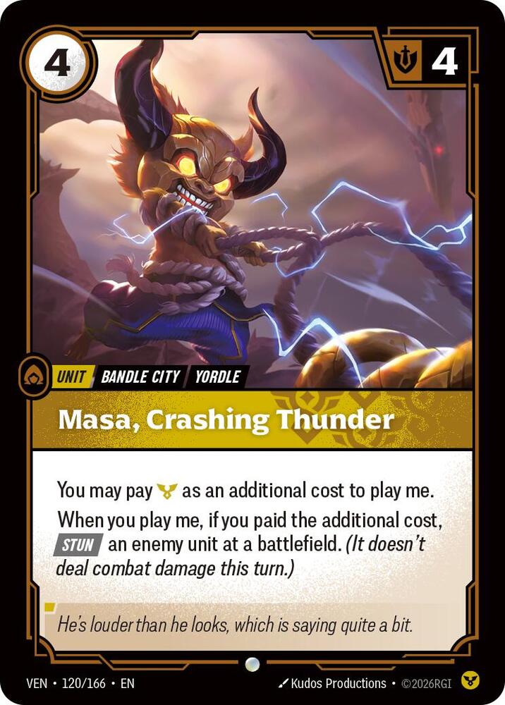 Masa, Crashing Thunder (Foil)