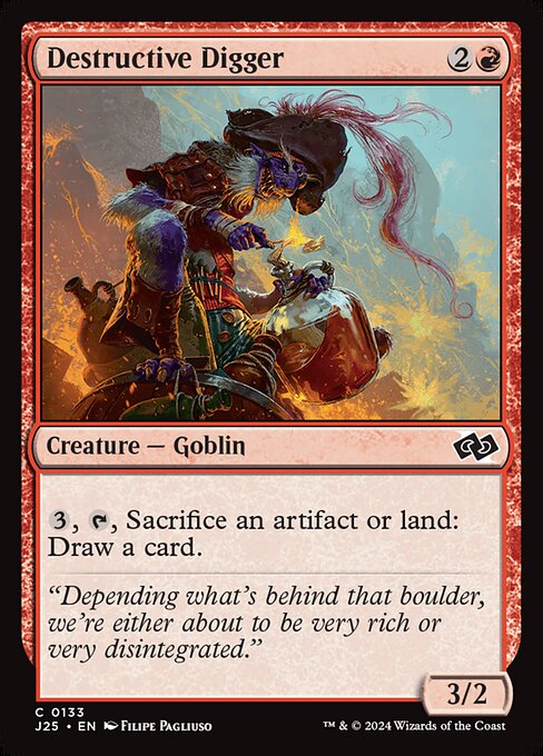 {3}, {T}, Sacrifice an artifact or land: Draw a card.