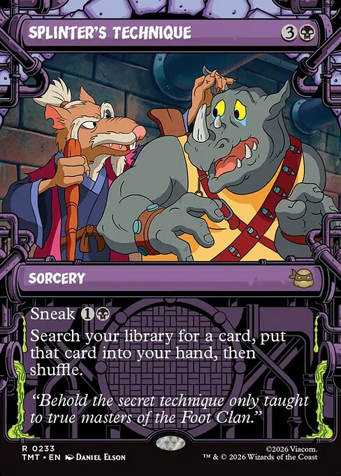 Splinter's Technique (Foil)
