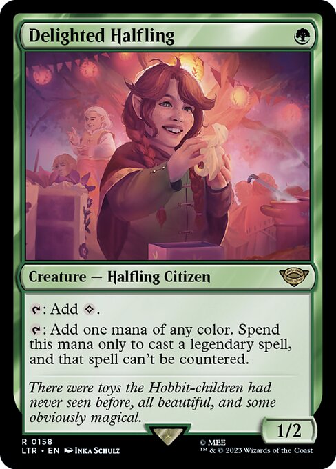 {T}: Add {C}.
{T}: Add one mana of any color. Spend this mana only to cast a legendary spell, and that spell can't be countered.