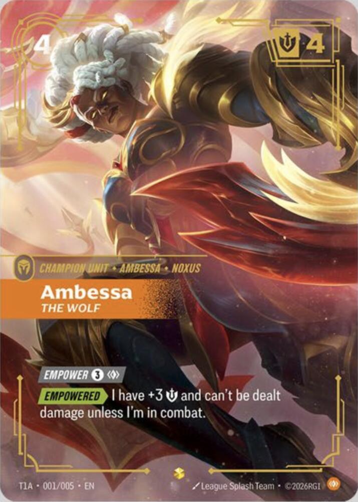 Ambessa, The Wolf (T1 Worlds Champion Player Bundle)