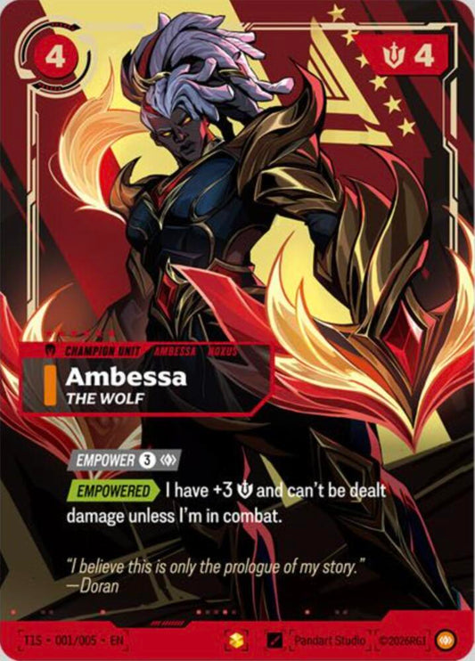 Ambessa, The Wolf (T1 Worlds Champion Signature Edition Bundle) (Foil)