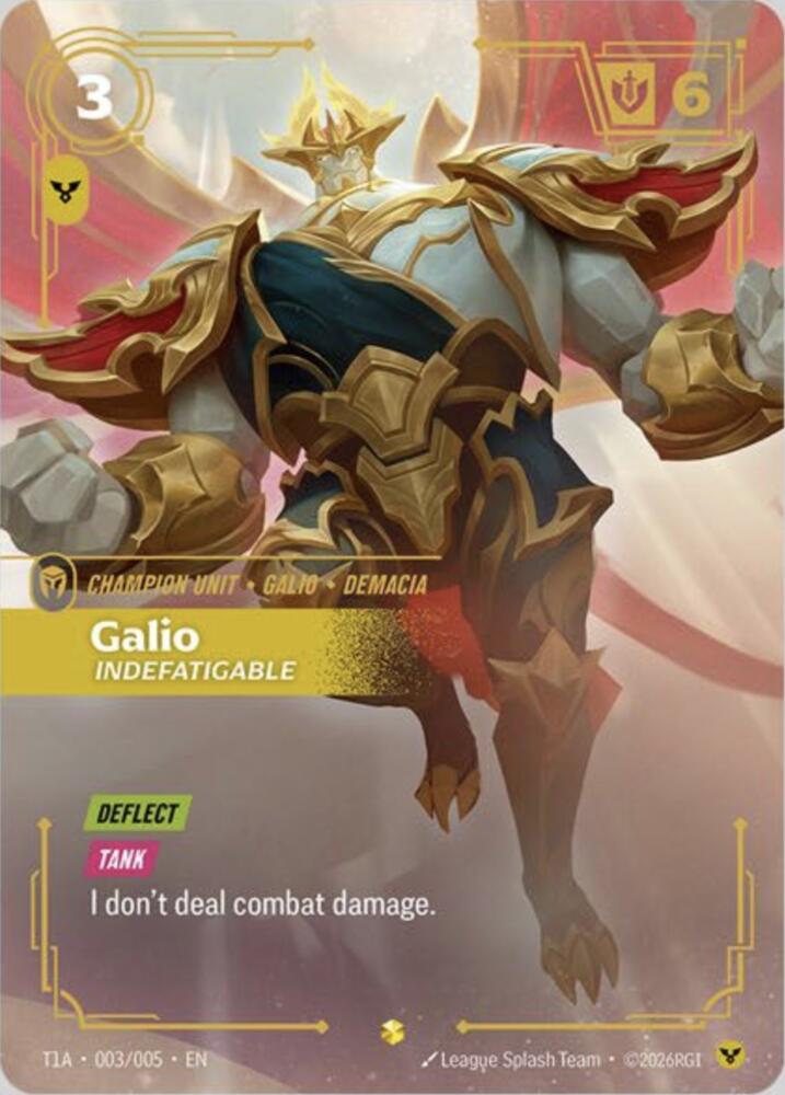Galio, Indefatigable (T1 Worlds Champion Player Bundle)