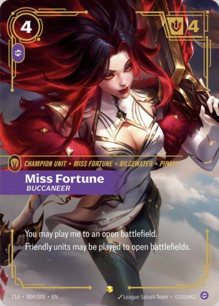 Miss Fortune, Buccaneer (T1 Worlds Champion Player Bundle)