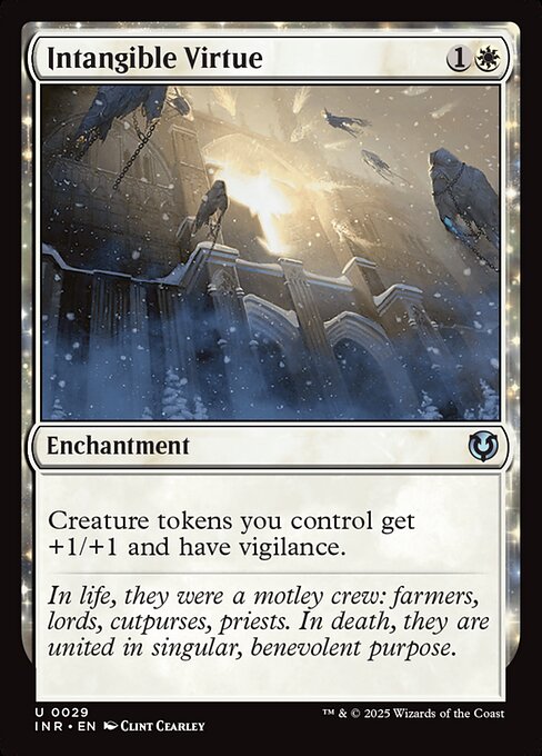 Creature tokens you control get +1/+1 and have vigilance.