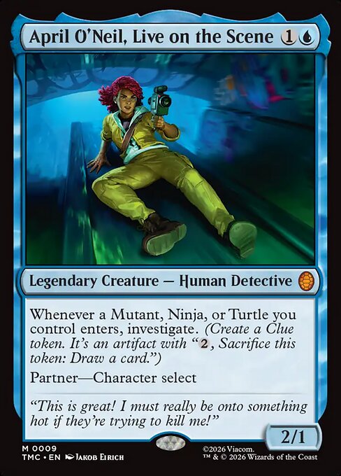 April O'Neil, Live on the Scene (Foil)
