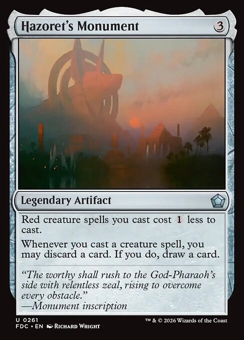 Hazoret's Monument (Foil)