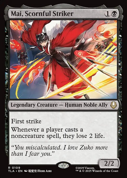 Mai, Scornful Striker (Foil)