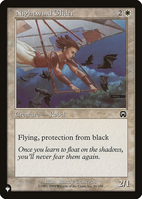 Flying, protection from black