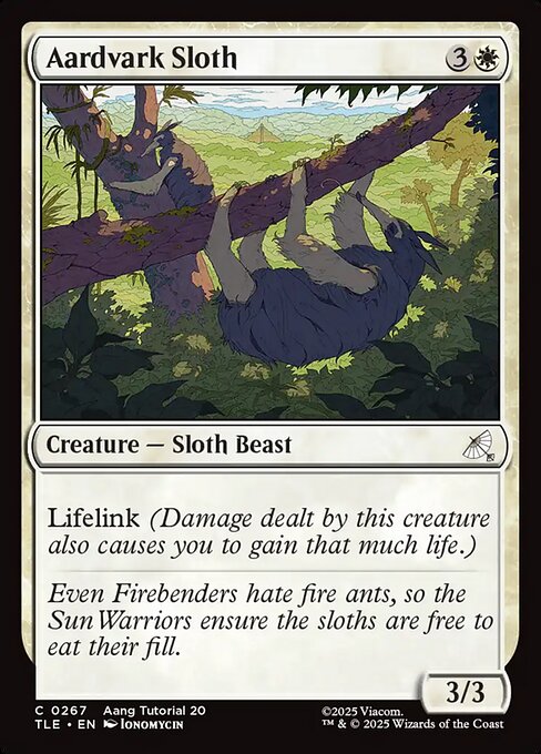 Aardvark Sloth (Foil)