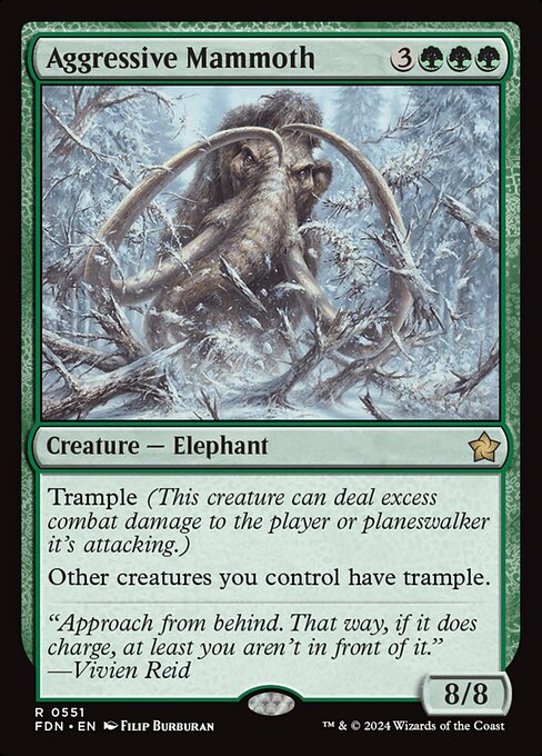 Trample (This creature can deal excess combat damage to the player or planeswalker it's attacking.)
Other creatures you control have trample.
