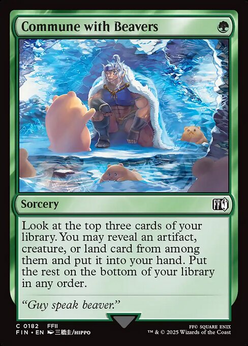 Commune with Beavers (Foil)