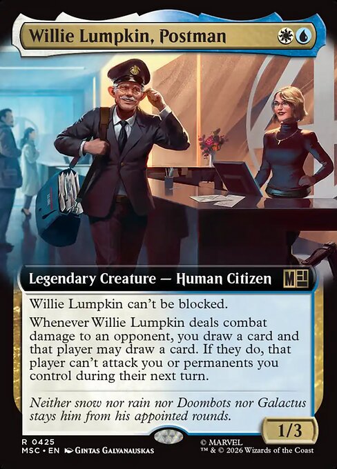 Willie Lumpkin, Postman (Foil)