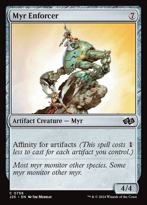 Affinity for artifacts (This spell costs {1} less to cast for each artifact you control.)