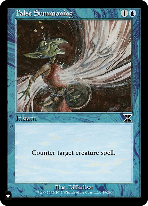 Counter target creature spell.