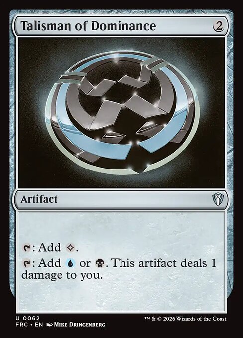 Talisman of Dominance (Foil)