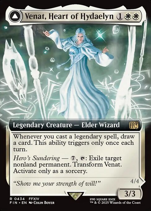 Venat, Heart of Hydaelyn // Hydaelyn, the Mothercrystal (Foil)